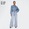 Gap Women's 2025 Spring High-Waist Cuffed Loose Jeans