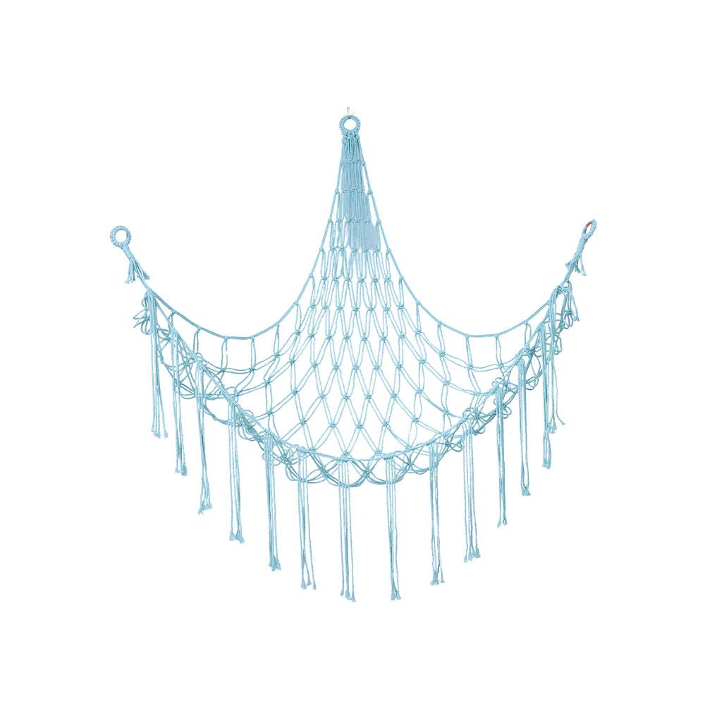 1Pc Toy Hammocks Wall Corner Hanging Storage Net Organizer Woven Kids Stuffed Mesh Hammock Baby Animal Rope Hammock Bag Cotton