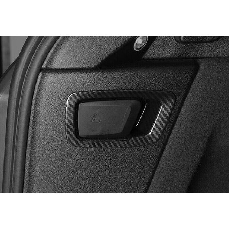 For BMW X3 G01 X4 2018- ABS Carbon Fiber Rear Door Button Adjust Frame Decor