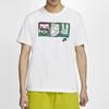 Nike Air Force 1 Print Rundhals Kurzarm T-Shirt Herren Tops Weiß CT6528-100