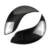 A16P-Car Front Headlight Eyebrow Head Light Eyelid Eyebrow Carbon Fiber Trim For Bmw Mini R55 R56 R57 R60