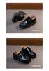Boys' Black Leather Loafers - Soft Sole for Spring/Autumn, British Style, Perfect for Primary School Performances