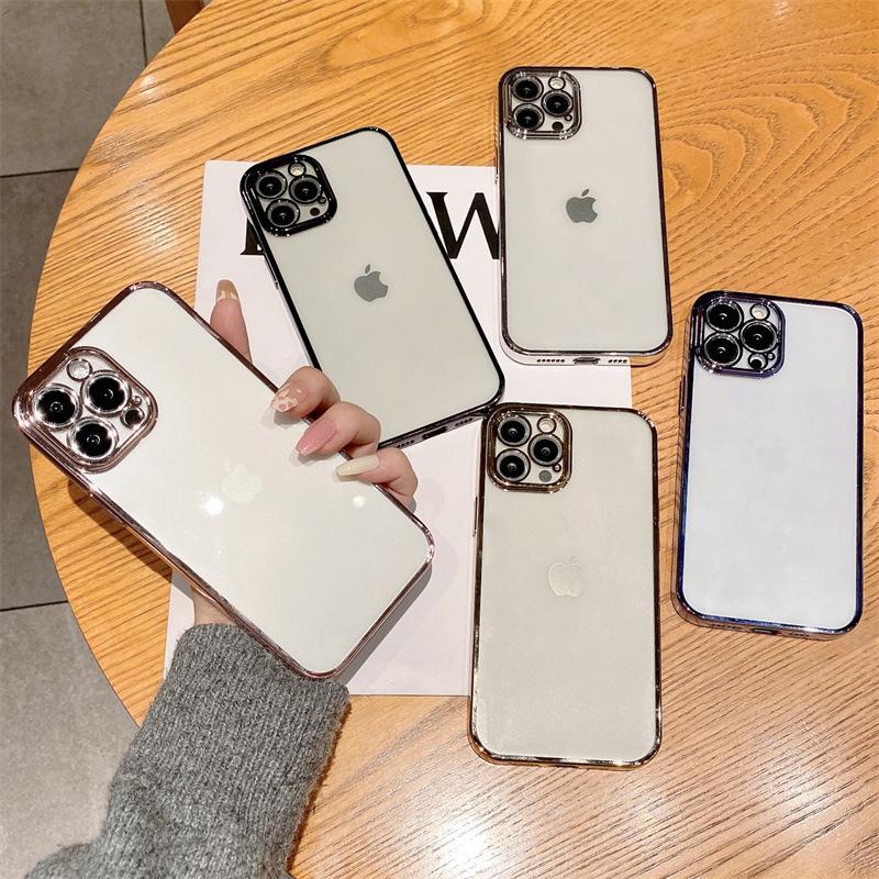 Xingyao Electroplating Solid Color Iphone17 Is Suitable for Apple 15Promax Mobile Phone Case 14Pro Anti-drop Acrylic Hard.