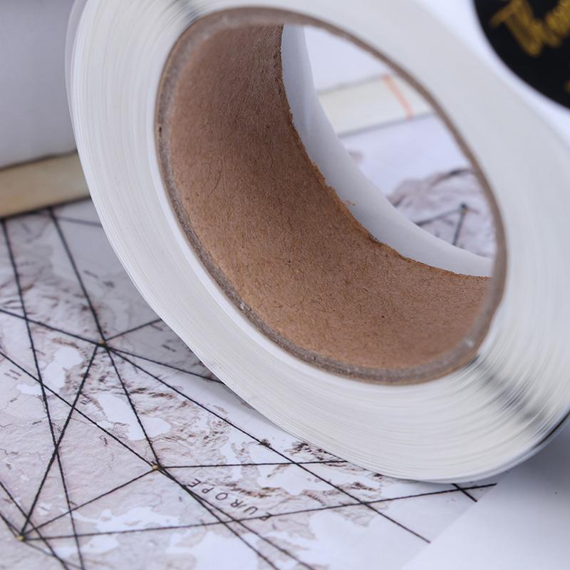 500Pcs Pink Black Handmade With For Your Order Sticker Heart Thanks Sticker