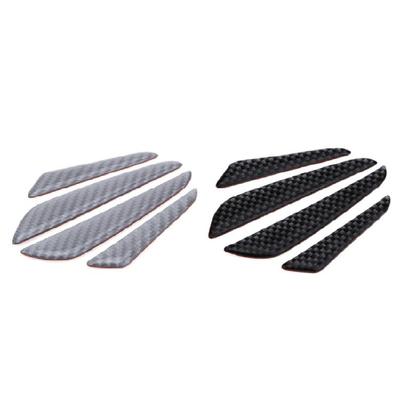4Pcs Car Door Anti-Collision Strips Door Edge Guards Anti-Rub Protectors Trim