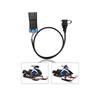 RCA Power Plug For Polaris Snowmobile Heated Visor Replace 2883824 2414662 07-21