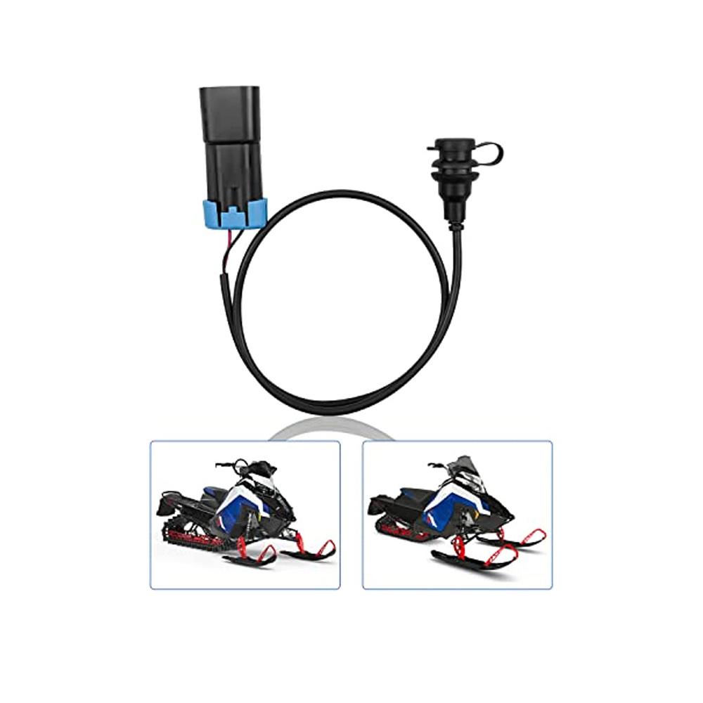 RCA Power Plug For Polaris Snowmobile Heated Visor Replace 2883824 2414662 07-21
