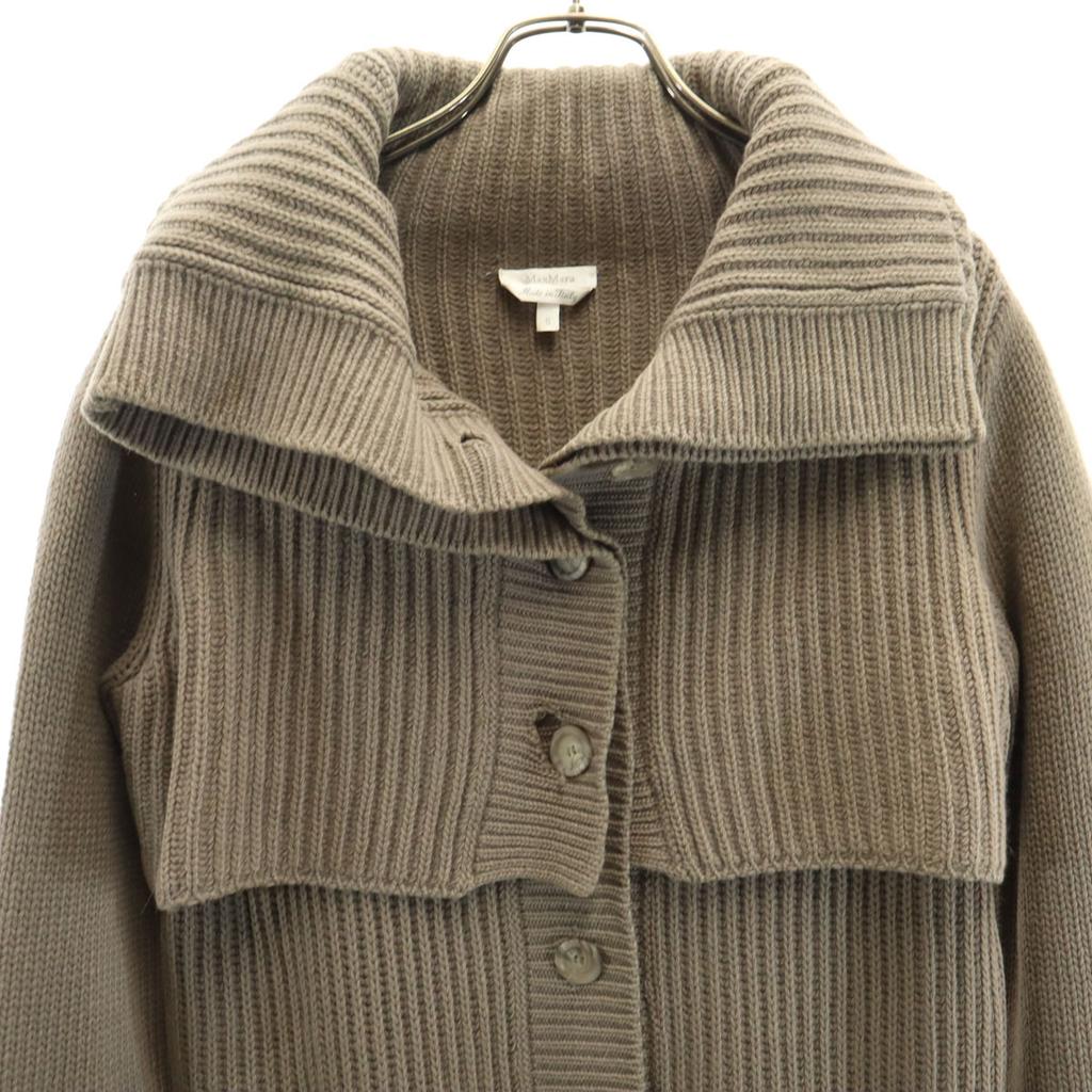 Max Mara Made In Italy Cashmere Blend Long Sleeve Knit Cardigan S Women Used