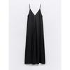 Za2024 Summer New Product Women's Clothes Sexy V-neck Strap Loose Vertical Midi Skirt Dress 3545796 626