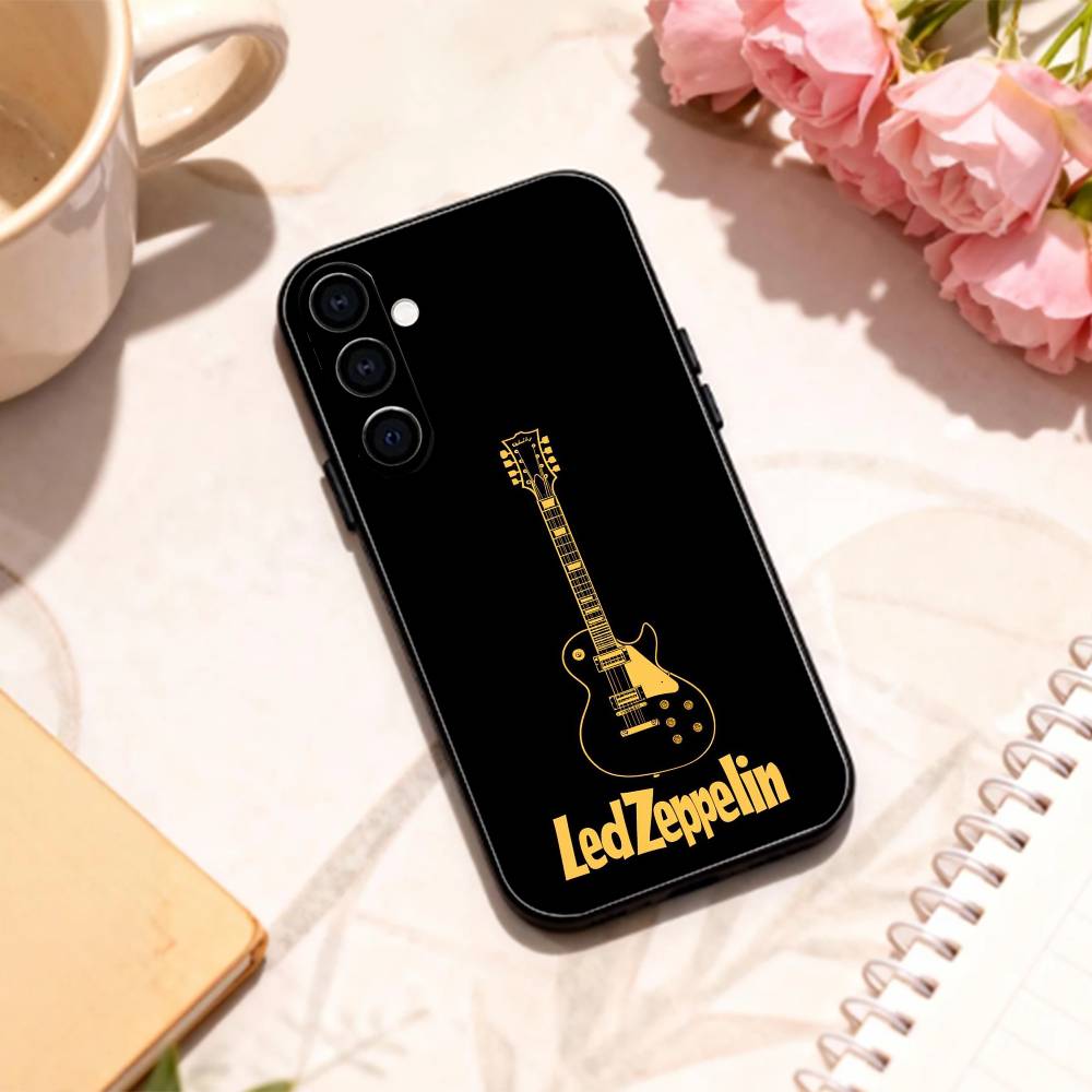 Cool L-Led Zeppelin Band   Phone Case For Samsung Galaxy A73,A72,A71,A70,A53,A52,A51,Others Soft Black Shell