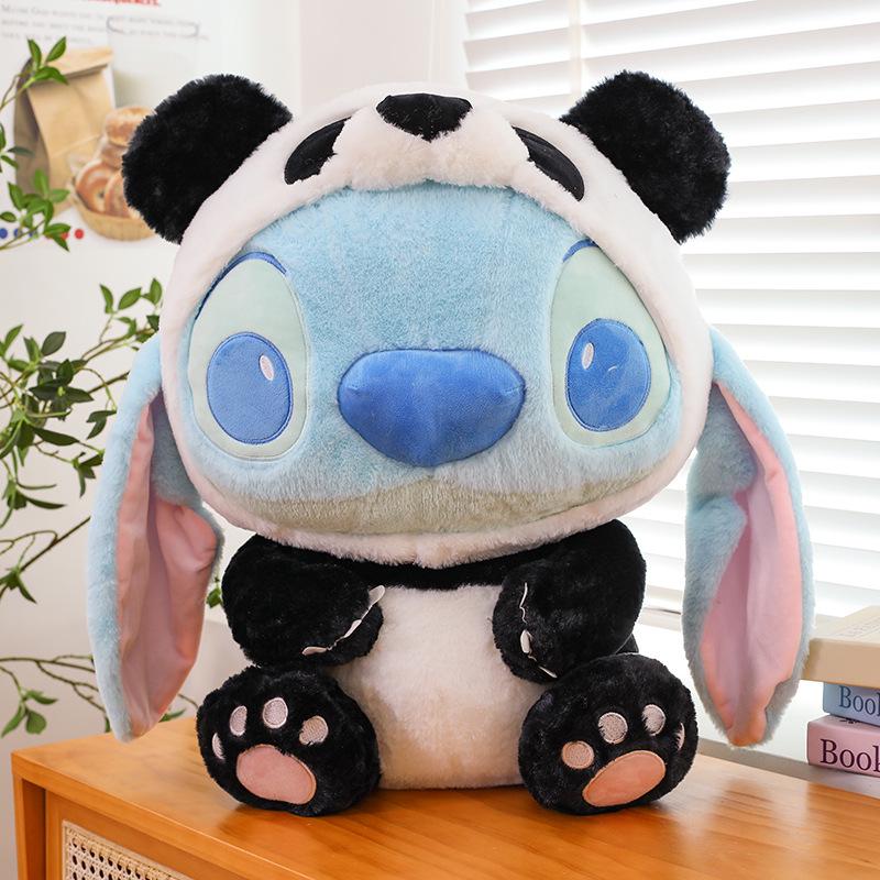 Adorable Angel Dress-Up Panda Stitch Plush Toy Doll