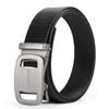 Simple Wild Style Automatic Buckle Waistband Luxury Brand Canvas Strap Men Nylon Braided Belt