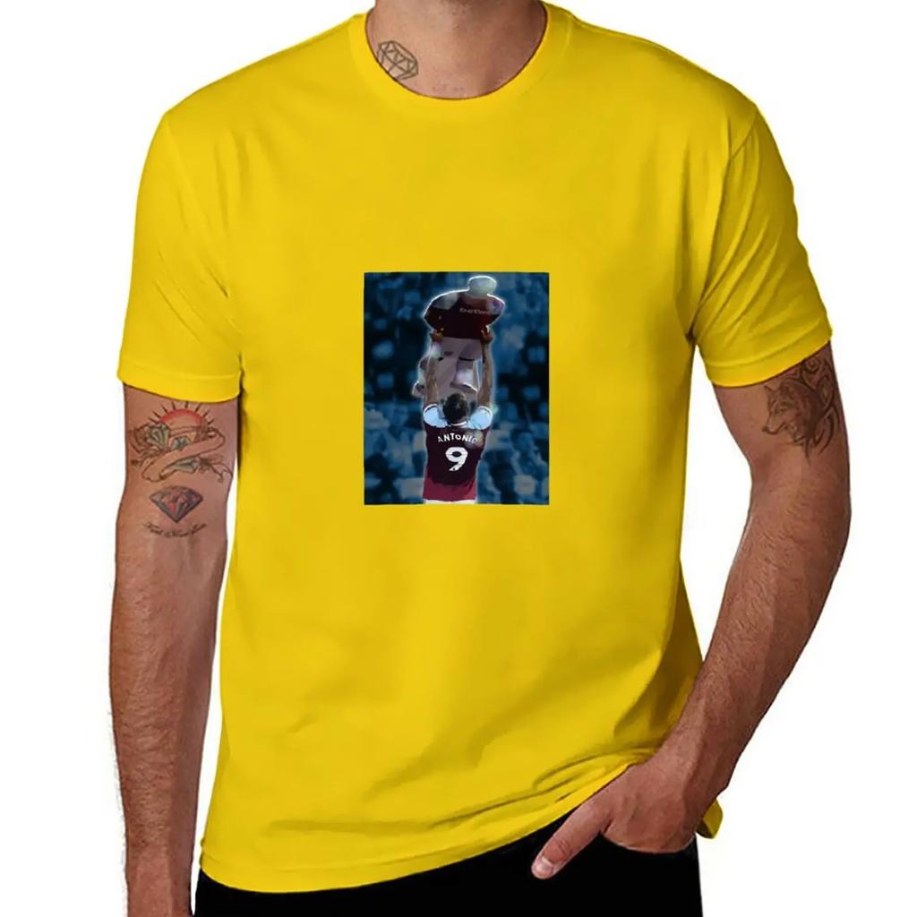 Michail Antonio cardboard cutout celebration T-Shirt aesthetic clothes graphics tops korean fashion oversized t shirts for men