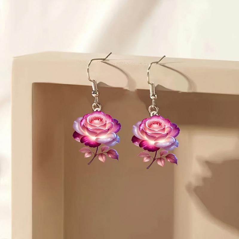 

Cute 2D Flat Goldfish Gourd Earrings For Women Creative Blue Resin Fishbowl Dangle Earrings For Summer Beach Party Daily Wear