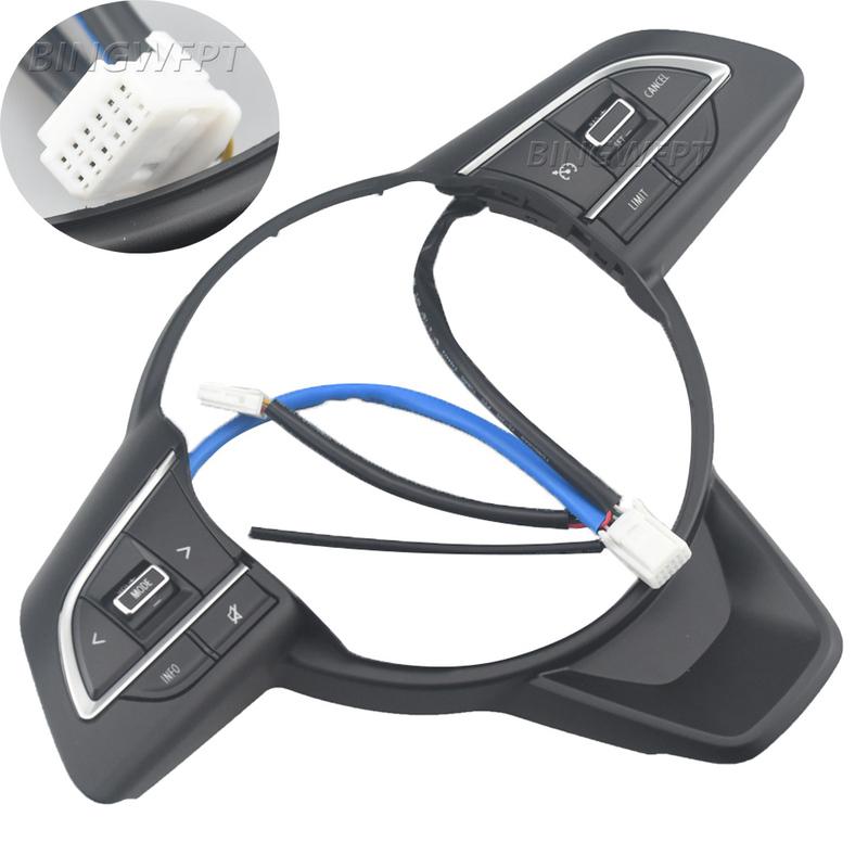 Pulsanti Cruise Control per Auto Pulsanti Multifunzione sul Volante Pulsanti Volume Musica Per Suzuki Swifts Jiminy XL7 2019 -2023