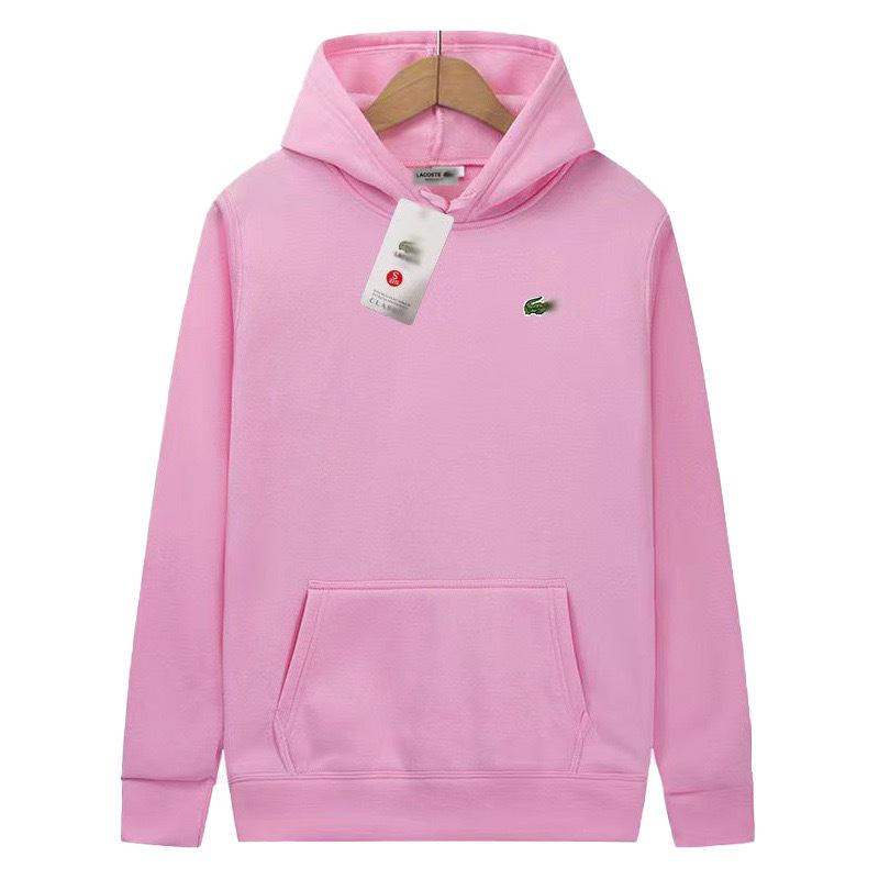 Trendy Embroidered Unisex Casual Hoodie & Sweatpants Set XL розовый