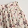 Damen Pyjamahose, Plüsch-Pyjamahose, Weiche Pyjamahose mit elastischem Bund, Sternenhose mit 2 Taschen