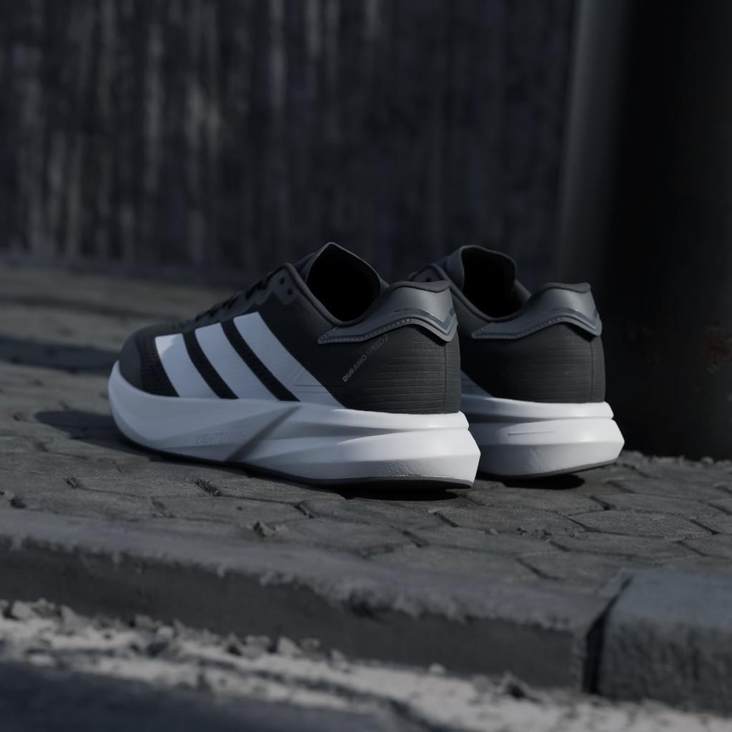 adidas Adizero Duramo Speed 2 Running IH8201 Unisex Performance Sports Shoes Core Black / Cloud White / Grey Five