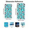 Soccer Themed Quick Dry Beach Towel Lightweight Fade Resistant Durable Microfiber Bath Towel for Beach Pool Sports Travel