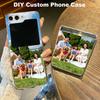 DIY Po Faltbares Handyhülle Für Samsung Galaxy Z Flip 7 6 5 4 3 5G Z Flip 7 FE Personalisiertes Bild Harte PC-Abdeckung