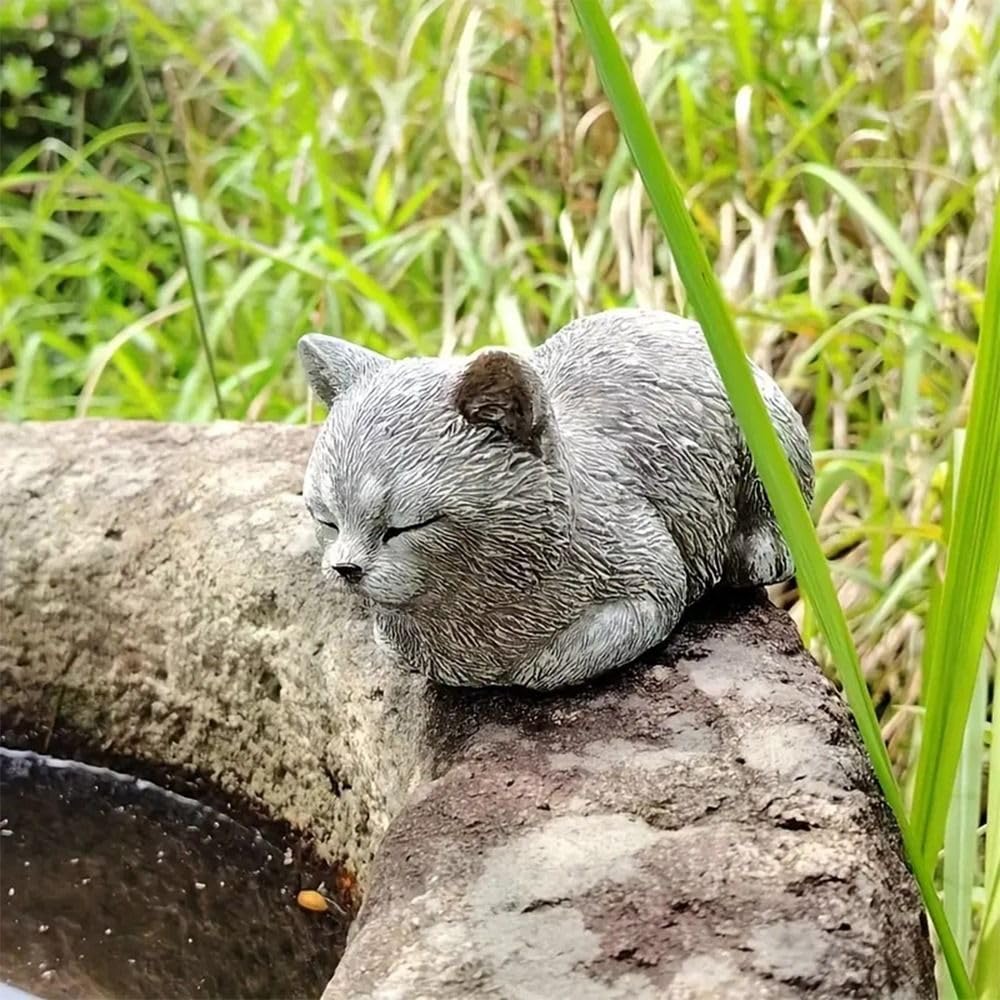 Creative Resin Cat Statue, Outdoor Courtyard Art Decor, Home Decor, Desktop Decoration