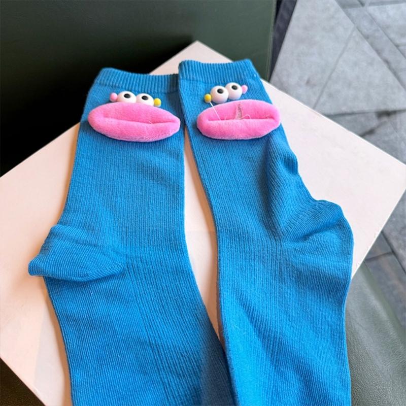 Ankle Socks Cute Cartoon Doll Crew Socks Soft Funny Novelty Socks Breathable Cotton Boot Socks for Women Girls Gifts