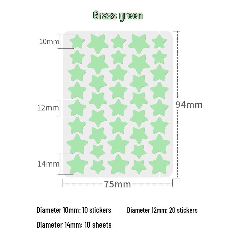 Bochuangke Pimple Clear Glitter Hydrogel Star Patch for Acne & Pus Absorption