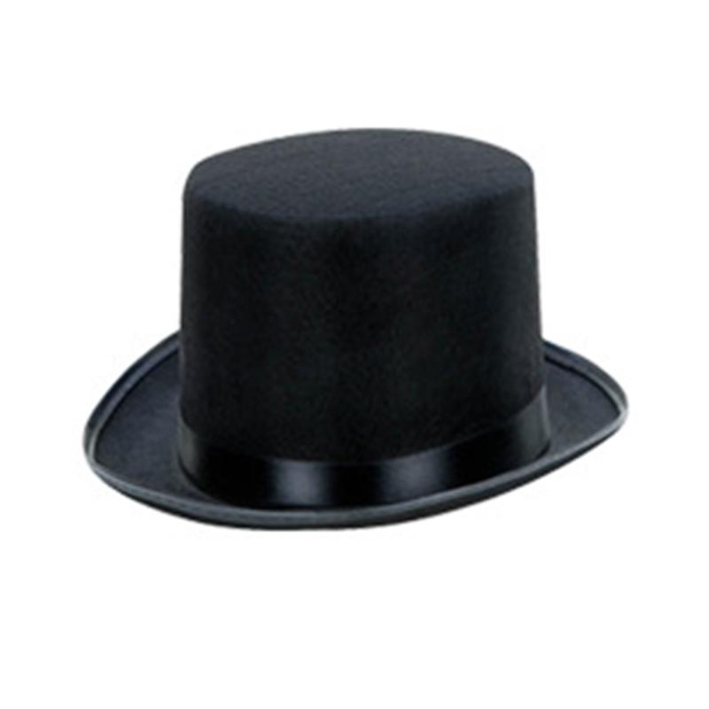 Erwachsenen Magier Rollenspiel Kostüm Requisiten Faschingsparty Zylinder Zauberstab Handschuhe