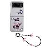 Electroplated Protective Case for Samsung Galaxy Z Flip7/6/5 - Compatible with Japanese & Korean Cartoons