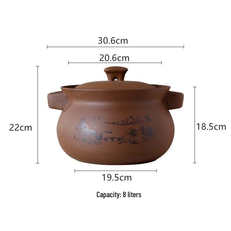 Wutuo Purple Clay Soup Pot Set