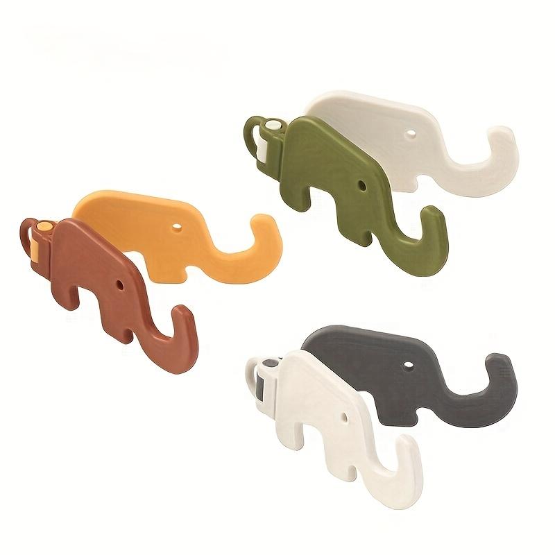 3pcs Elephant Phone Stands with Adjustable Tilt Angle - Heavy-Duty Phone Holder, Non-Slip Base, Portable with Keychain Hole