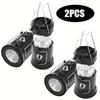 LED Solar Camping Light Portable Foldable Advanced Charging Camping Light Suitable for Hurricanes, Emergencies, Power Outages, Outdoor Activities