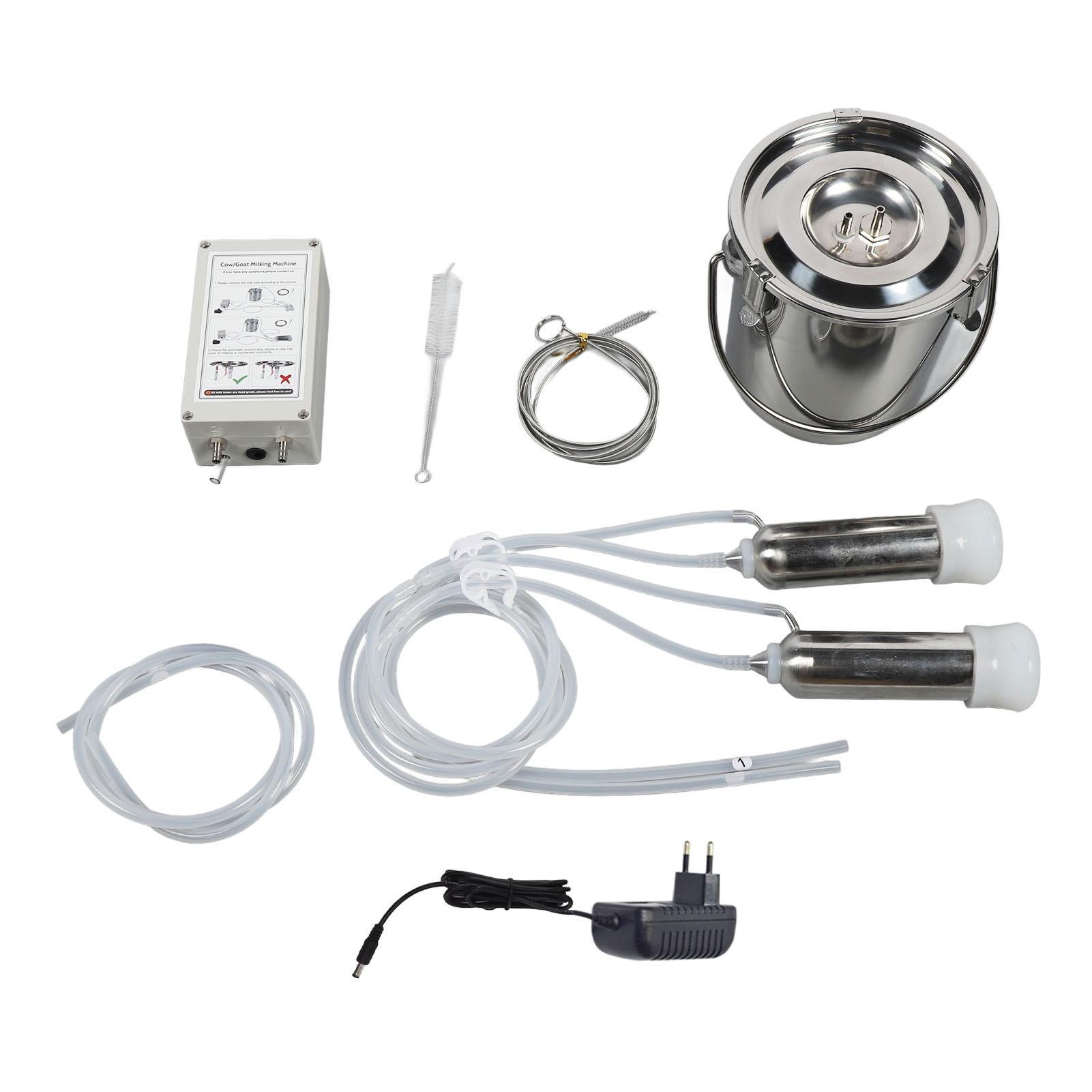 

3L пульсаційний вакуумний доїльний апарат для кіз, автоматичний портативний доїльний апарат для корів, електричний доїльний апарат