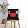 Noot Pingu Smile Square Pillow Cases Penguin Cartoon Cushion Cover Vintage Zipper Decorative Pillowcase for Car 40x40cm