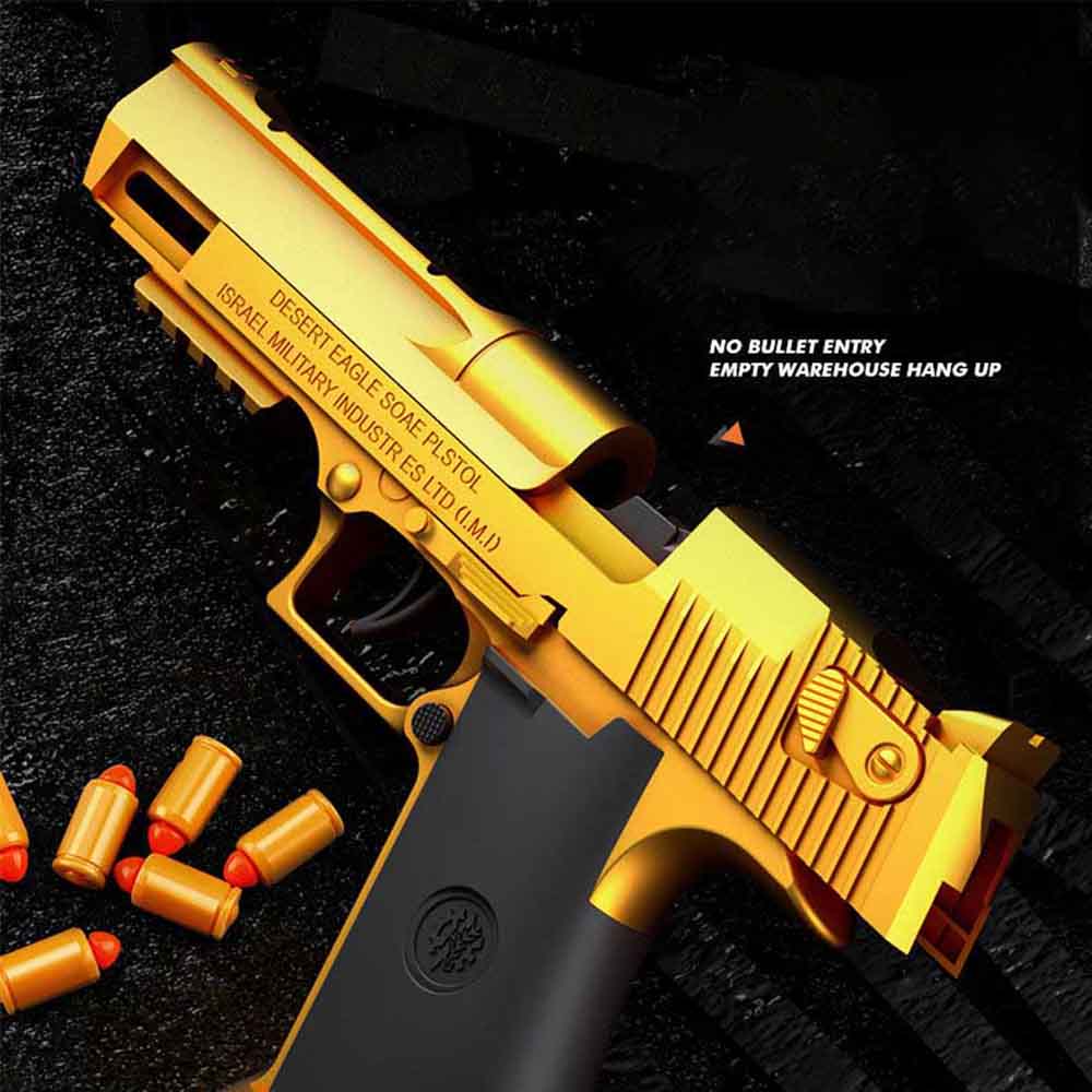 M1911 Automatic Shell Ejection Soft Bullet Colt Toy Gun Pistol for Boys Adults Outdoor Games