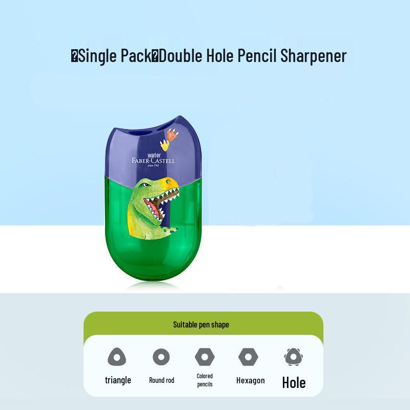Faber-Castell Double & Single Hole Pencil Sharpener for Students and Artists