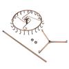 Metal Rotating Jewelry Stand 2Colors Earrings Display Rack New Jewelry Hanging Shelf  Home Goods