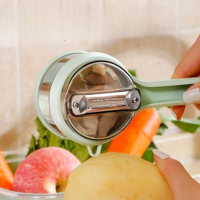 Uniwersalna wielofunkcyjna obieraczka do owoców, typ ze schowkiem, gospodarstwo domowe, kuchnia, wielofunkcyjna do owoców i ziemniaków