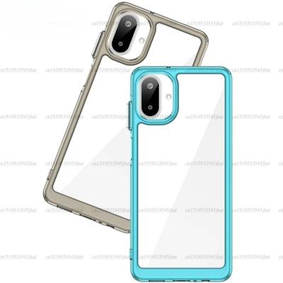 Transparent Phone Case For Samsung Galaxy M07 Case Anti-knock Silicone Colorful Back Cover For Samsung M07 Case For Samsung M07