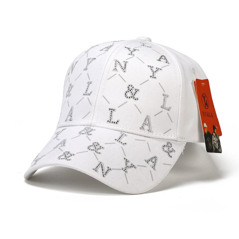 New Embroidery Ball Baseball Cap Sports Sunscreen Men's and Women's Sun Hats Breathable Versatile Casual Duck Tongue