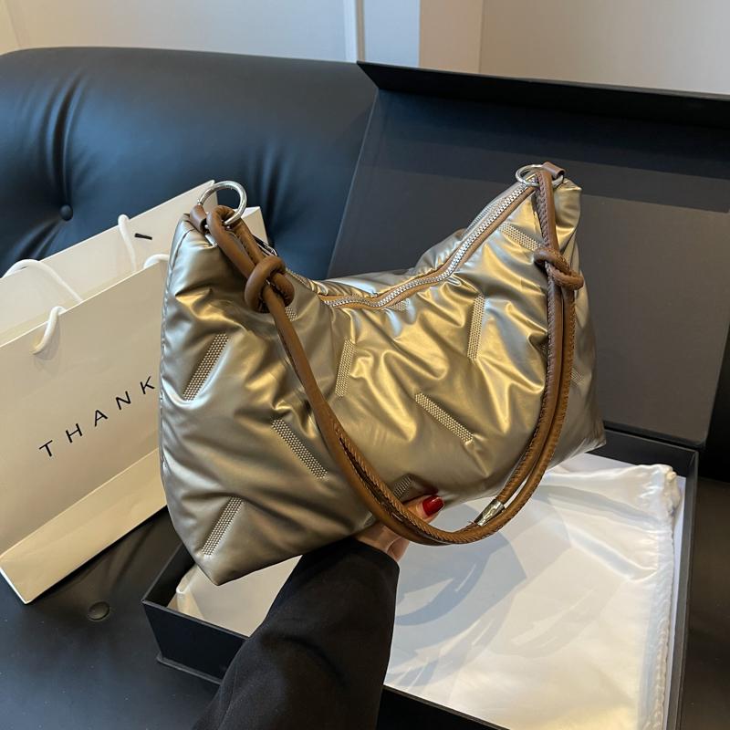 Padded Shoulder Bags for Ladies Casual Large Capacity Shoulder Bag Portable Bags Waterproof Shoulder Bag