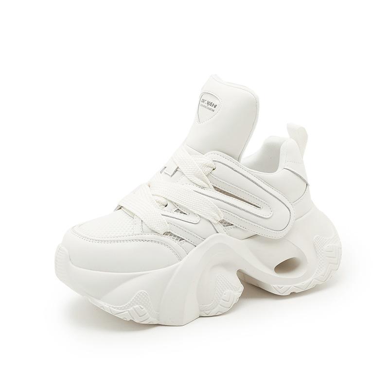 

118861 Double Mesh Daddy Shoes Women s Autumn Mesh Breathable Versatile Student Sneakers 34 белый