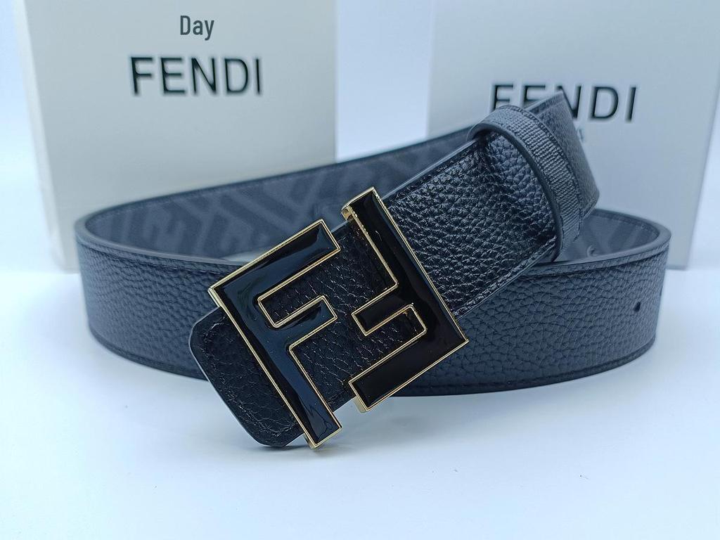 Men's Reversible Luxury Letter Belt, 3.8CM Wide - Classic, Casual, Versatile, Trendy & Business-Ready.