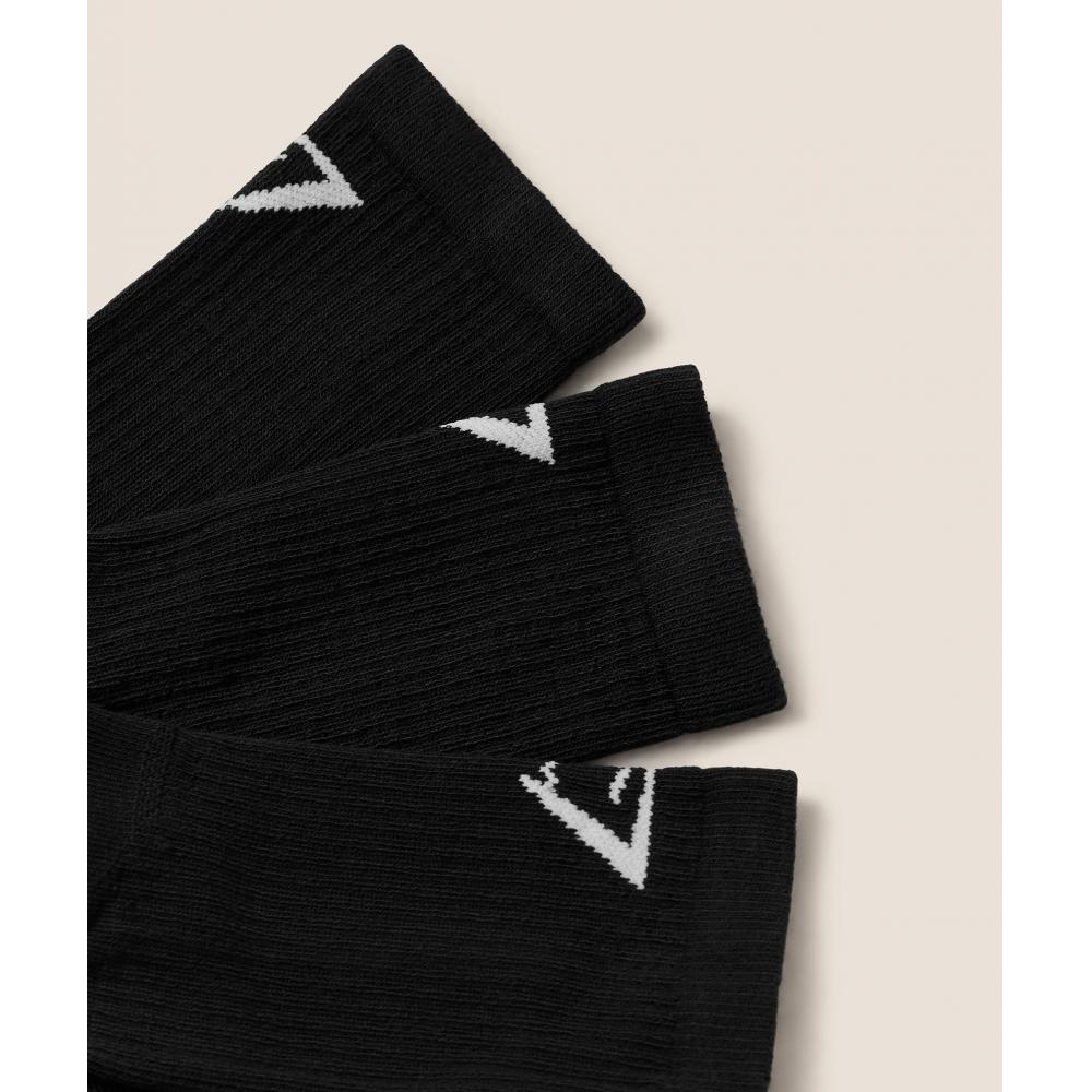 Gymshark Meias de Performance para Equipe 3 pares Gs Preto I2c5b Bb2j