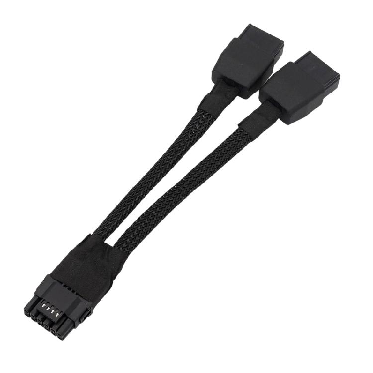 16AWG 2x 8Pin To 16Pin Graphics Card Power Cable Featuring Heat Resistant PVC Coating GPU Cord 12+4Pin