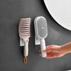 1PCS Punch-free Curly Hair Comb Storage Rack Light Luxury Bathroom Wash Basin Bathroom Wall-mounted Storage Air Cushion Comb Artifact