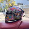 Imitation Street Car Helmet Men's Motorcycle 3C Electric Vehicle Full Helmet Autumn and Winter Knight Double Mirror Riding