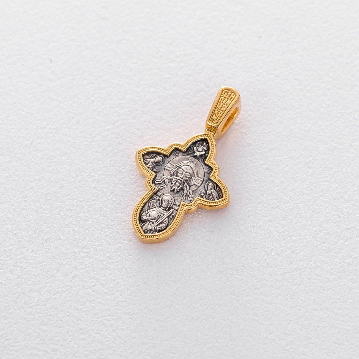 

Срібний хрест Спас Нерукотворний. Успіння Божої Матері Oniks срібний