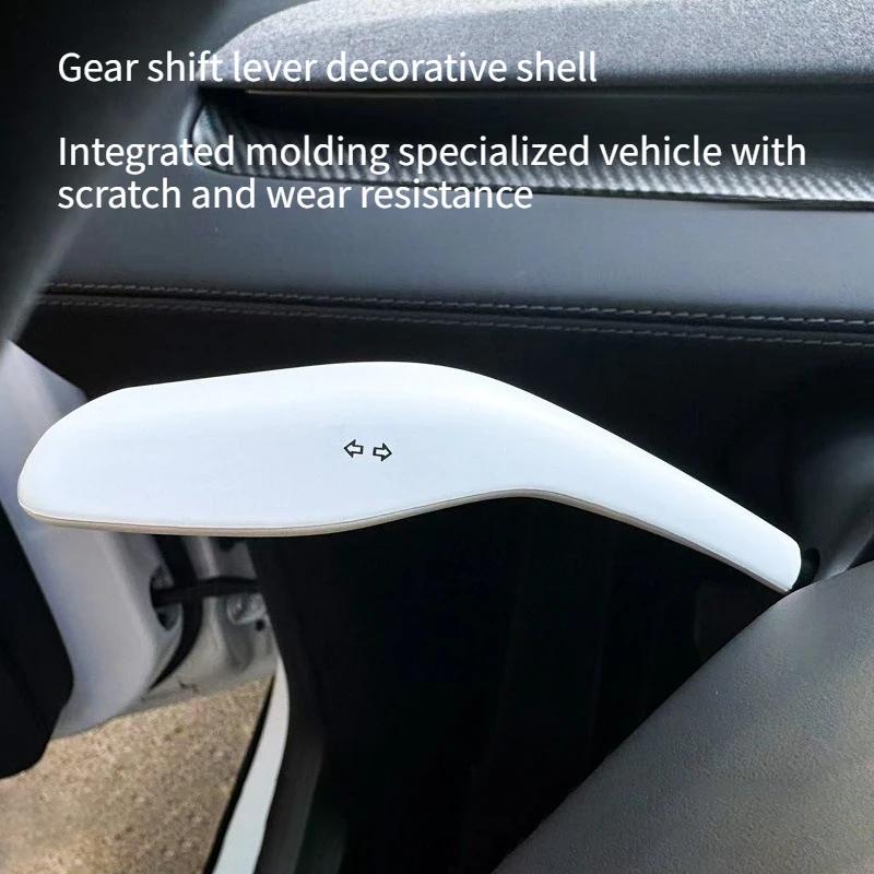 For Tesla Model 3 Highland Model Y/YL Juniper 2025 Shift Lever Decoration Cover Steering Wiper Gear Lever Interior Modification