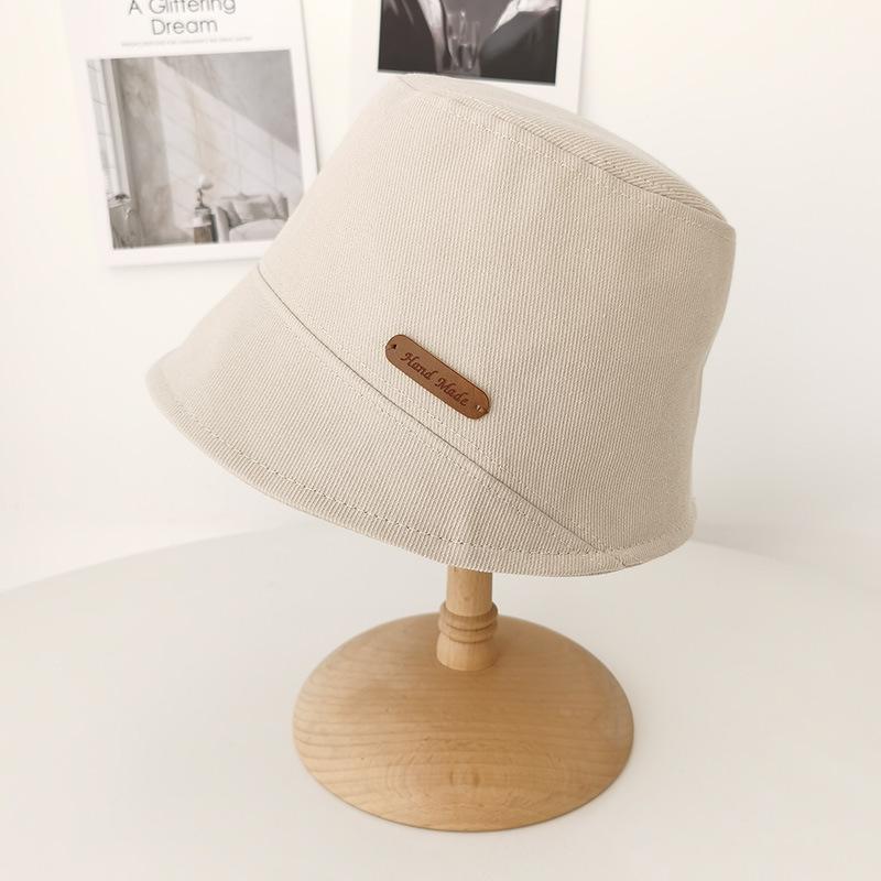 Simple Women Bucket Hat Fashion Solid Color Foldable Bucket Hats Fisherman Hats Female Sun Protect Basin Cap